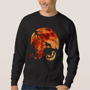 Sweatshirt Costume d'Halloween Berger Australien et Lune Poti