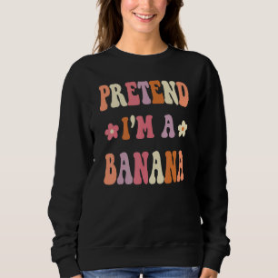 Sweatshirt Costume Halloween Rétro Groovy  Fais semblant que 
