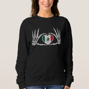 Sweatshirt Costume Halloween squelette gothique gothique Mexi