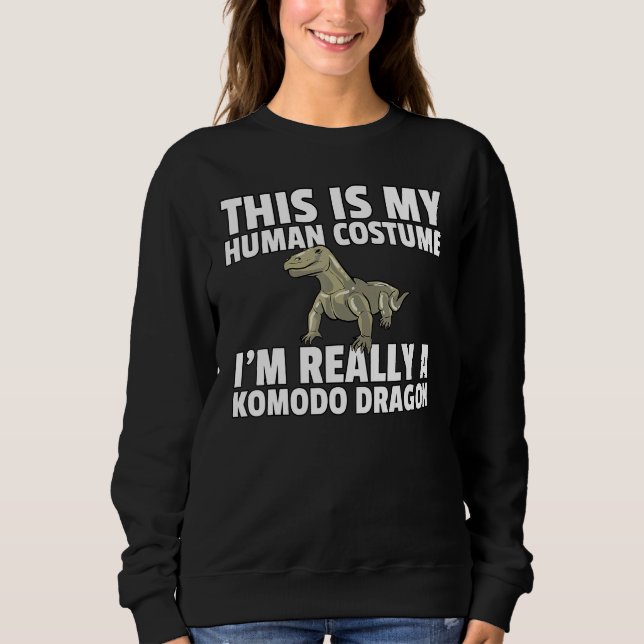 Sweatshirt Costume Komodo Dragon Pour Enfants Komodo Dragon (Devant)