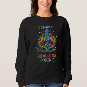 Sweatshirt Costume Mardi Gras Drôle Laisser Les Shenanigans C
