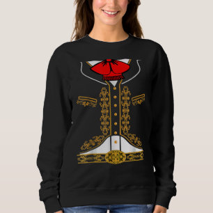 Sweatshirt Costume Mariachi Charro Cinco De Mayo mexicain