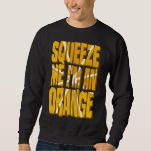 Sweatshirt Costume orange Drôle Halloween tranche de fruits d