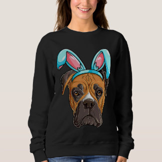 Sweatshirt Costume Oreilles de Lapin de Pâques Boxer Hommes F