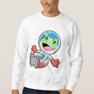 Sweatshirt Costume spatial de l'astronaute de grenouille