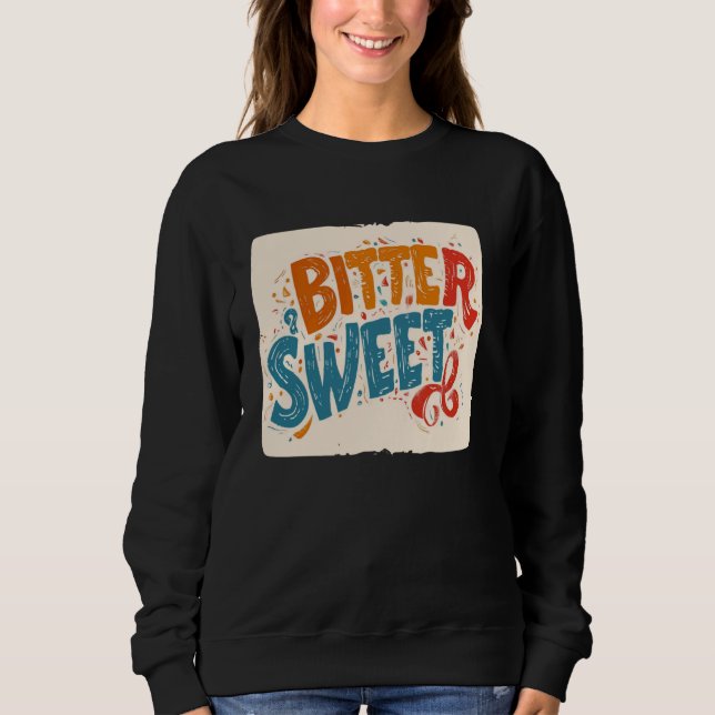 Sweatshirt Costume sucré amer multicolore (Devant)