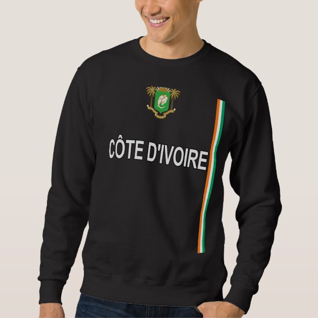 Sweatshirt Côte d'Ivoire - Sporty Côte d'Ivoire Tee (Devant)
