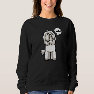 Sweatshirt Coton de Tulear Chien têtu drôle