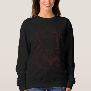 Sweatshirt Cottagecore Champignon Goth Morille Mycologie Shro