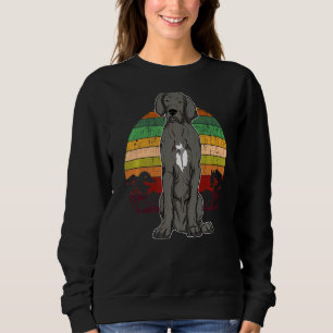 Sweatshirt Coucher de soleil allemand Mastiff Great Dane