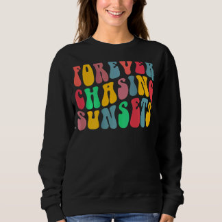 Sweatshirt Couchers de soleil à la recherche pour toujours Ré