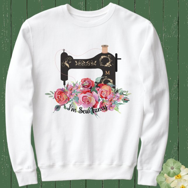 Sweatshirt Coudre Fantaisie Rose Vintage (Créateur téléchargé)