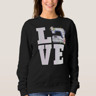 Sweatshirt Coudre Quilting Cute Floral Aquarelle