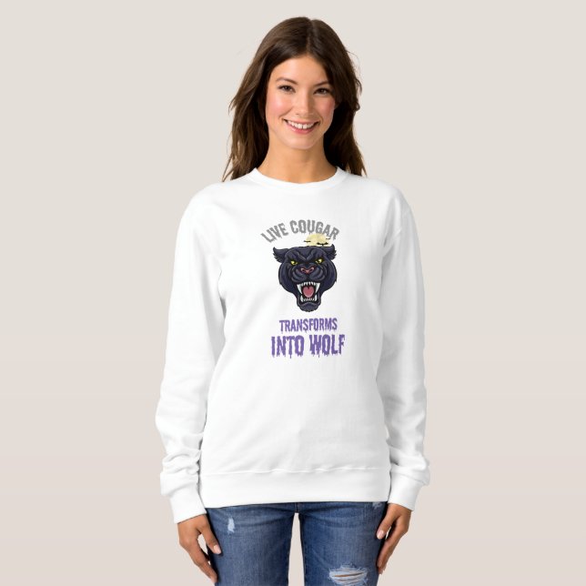 Sweatshirt cougar live  (Devant entier)
