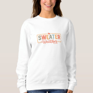 Sweatshirt Couleur de chute du temps doux