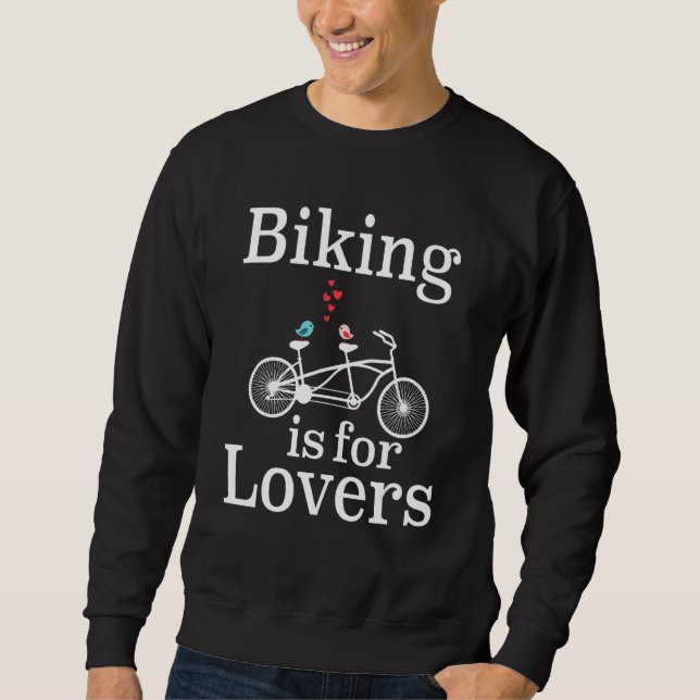 Sweatshirt Couples Vélo Est Pour Vélos Tandem (Devant)