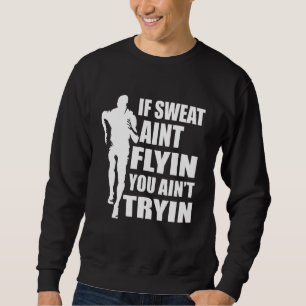 Sweatshirt Coureur de marathon Sprinteur Athlète Course à pie