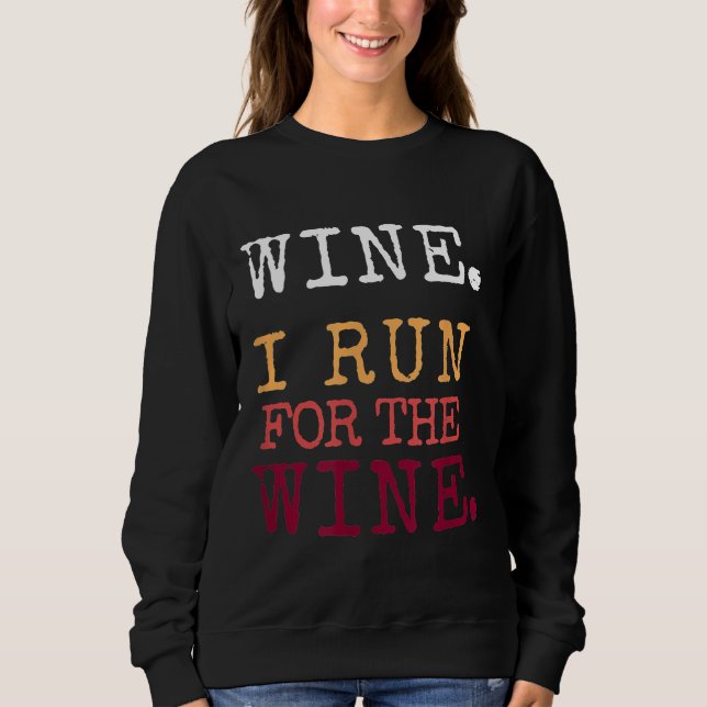 Sweatshirt Coureurs Drôle Courir Cadeau Pour Vin Turquie Trot (Devant)