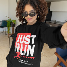 Courez la course de marathon rouge foncé féminin