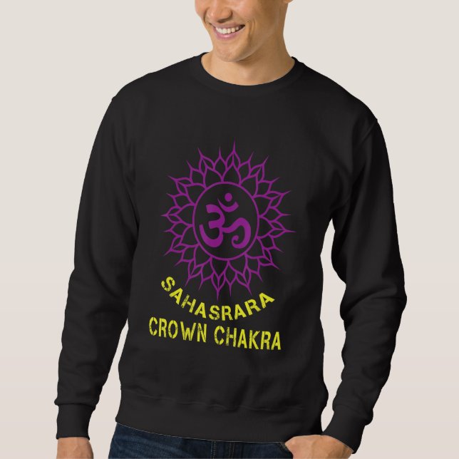 Sweatshirt Couronne Chakra Sahasrara (Devant)