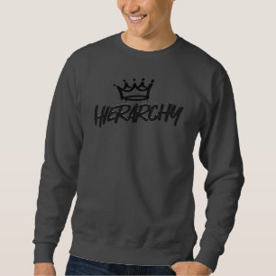 Sweatshirt Couronne de pulvérisation de hiérarchie