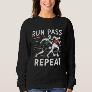 Sweatshirt Course Relais Course Athlète Piste Et Sprinter De