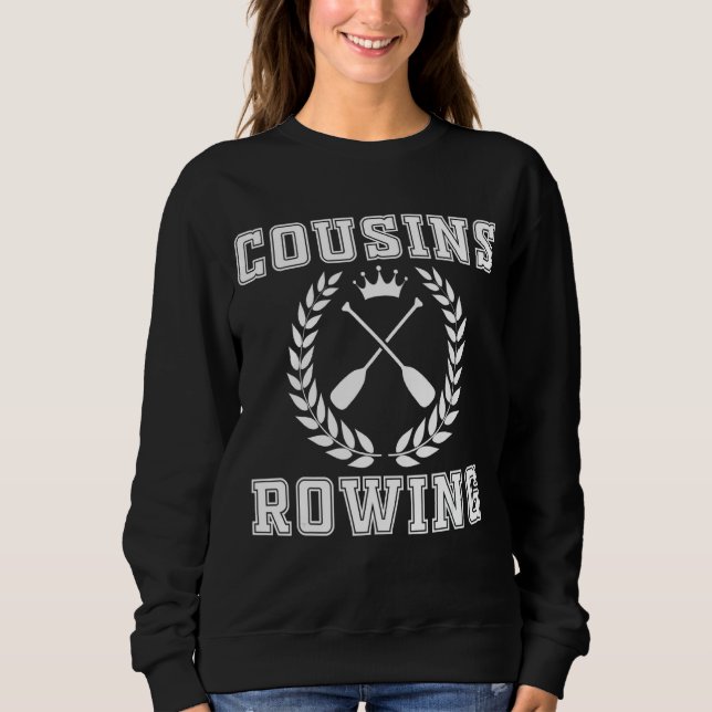 Sweatshirt Cousin Boat Racing Cousins Rowing Summer Vacation (Devant)