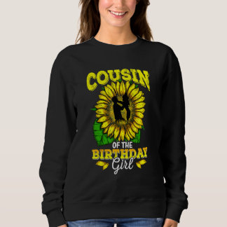 Sweatshirt Cousin De L'Anniversaire Fille Tournesol Parc Anni