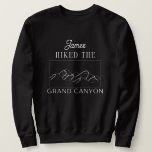 Sweatshirt coutume j'ai randonné le grand canyon drôle randon