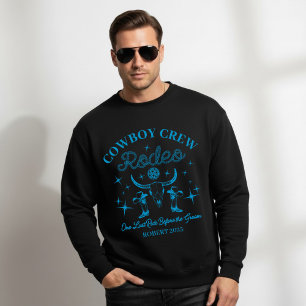 Sweatshirt Cowboy Crew Rodéo Personnalisé
