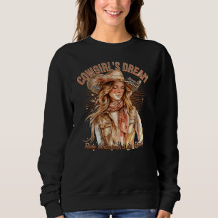 Sweatshirt Cowgirl's Dream Ride, Unicorn Lover Don, Boho Tee