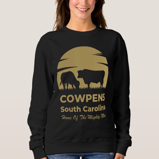 Sweatshirt Cowpens SC South Carolina Mighty Moo Festival 1 (Devant)