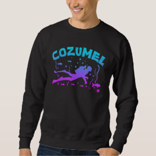 Sweatshirt Cozumel Diver Mexique Vacances de plongée