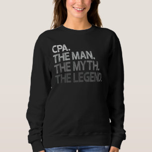Sweatshirt CPA The Man Myth Legend Don