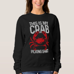 Sweatshirt Crabe C'Est Mon Crabe Qui Pique
