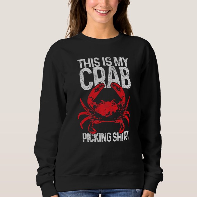 Sweatshirt Crabe C'Est Mon Crabe Qui Pique (Devant)