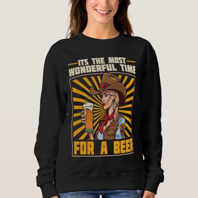 Sweatshirt Craft Beer Lady Brew Brewer House Microbrewing Hom (Devant)