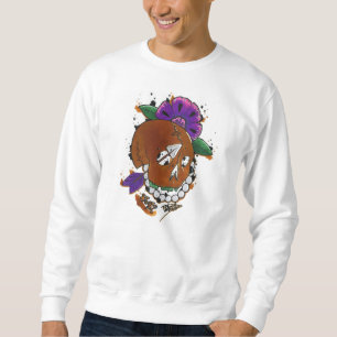 Sweatshirt crâne d'or
