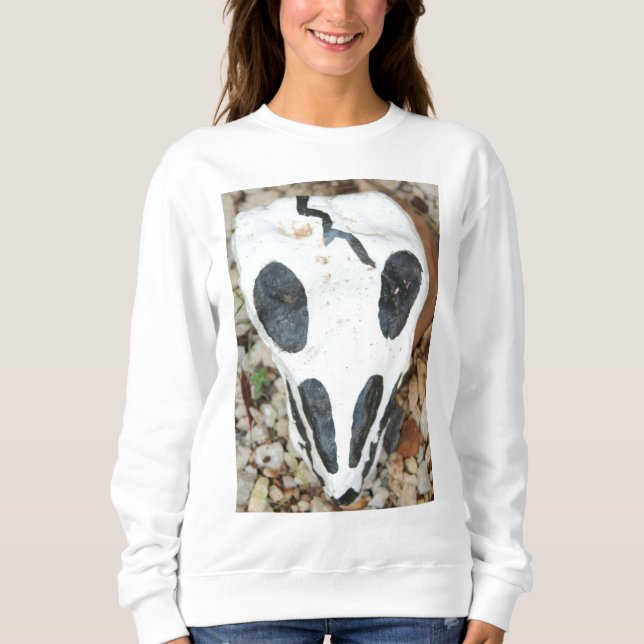 sweatshirt crâne peint (Devant)