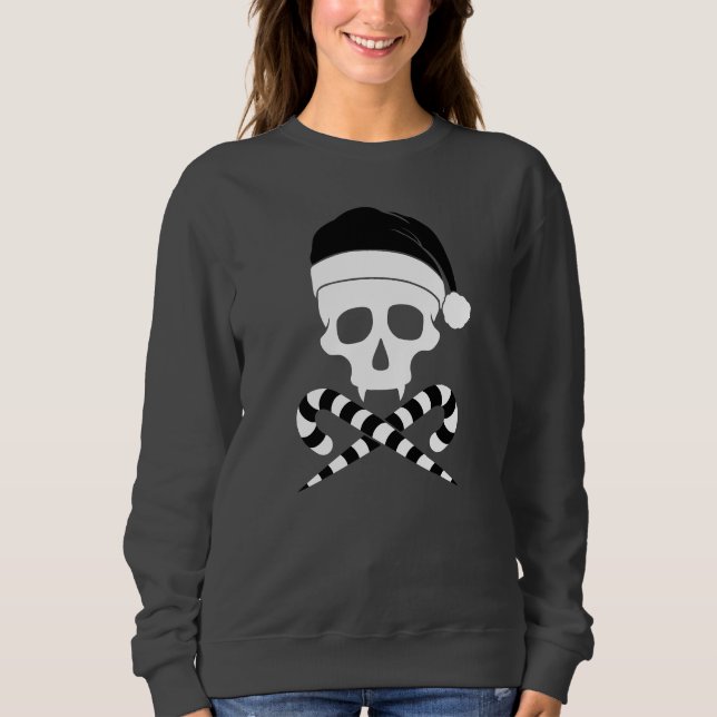 Sweatshirt Crâne personnalisable Santa Claus (Devant)
