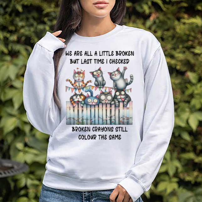 Sweatshirt Crayons cassés (Créateur téléchargé)