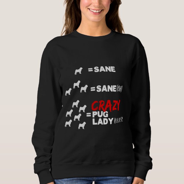 Sweatshirt Crazy Carlin Lady Funny Classic T-shirt 240 (Devant)