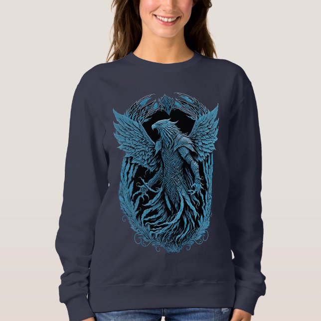 Sweatshirt Créature Imaginaire | Aigle médiéval (Devant)