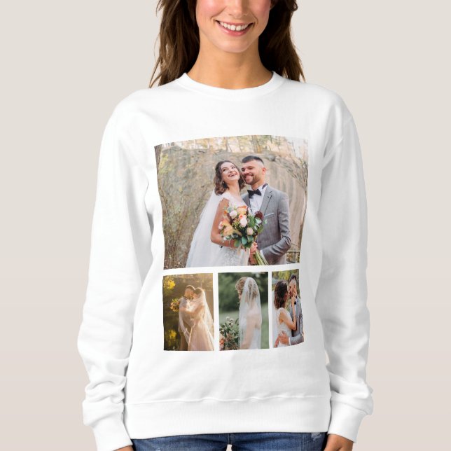 Sweatshirt Créez votre propre collection de Mariage photo 4 (Devant)