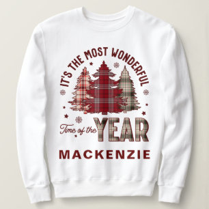 Sweatshirt Créez votre propre nom personnalisé Christmas Cute