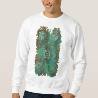 Sweatshirt Crête numérique - Pourcentage technologique Vintag