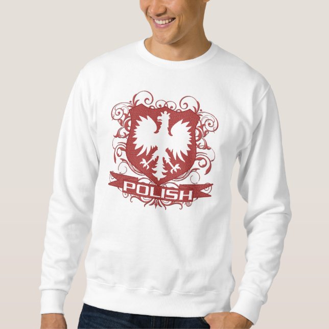 Sweatshirt Crête polonaise d'Eagle (Devant)