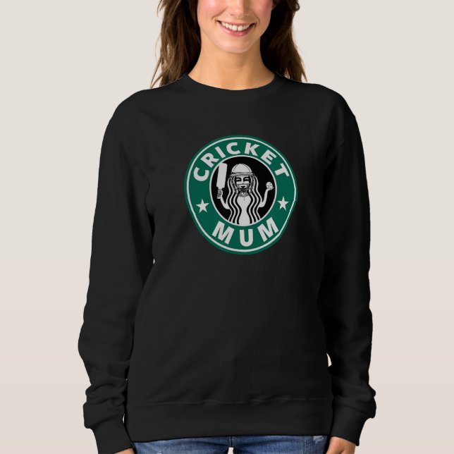 Sweatshirt Cricket Mum for Women Mother of Cricket Player (Devant)