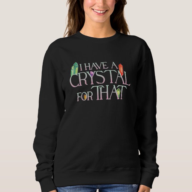 Sweatshirt Cristaux Citer Énergies de cuisine Healing (Devant)