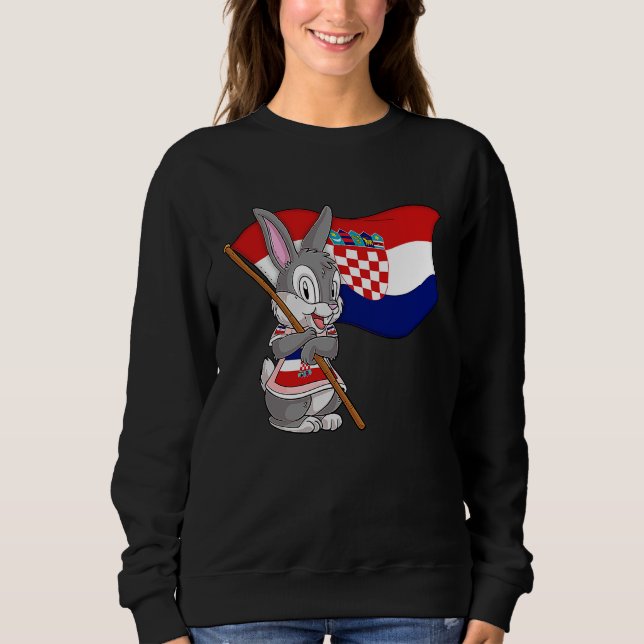 Sweatshirt Croatia Rabbit (Devant)